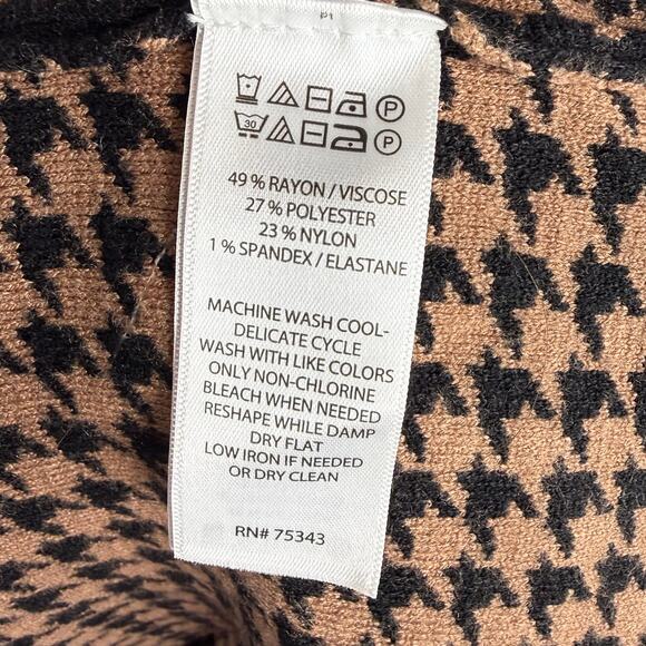 H By Halston Black One Button Cardigan Sweater S - Picture 9 of 9